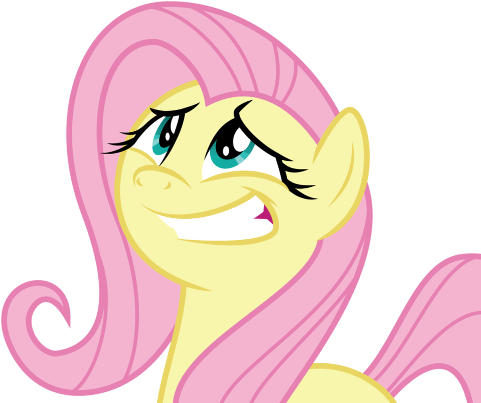 Nervous Fluttershy By Masemj - Mlp Fluttershy Season 6 Vectors (973x821)
