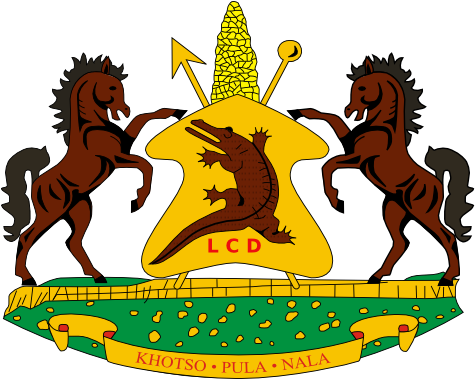 Lesotho Congress For Democracy Clip Art - Lesotho Coat Of Arms (474x594)