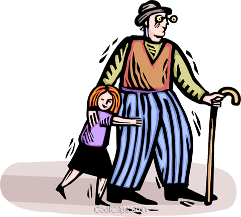 Grandfather And Grandchild Royalty Free Vector Clip - Grandchild (480x434)