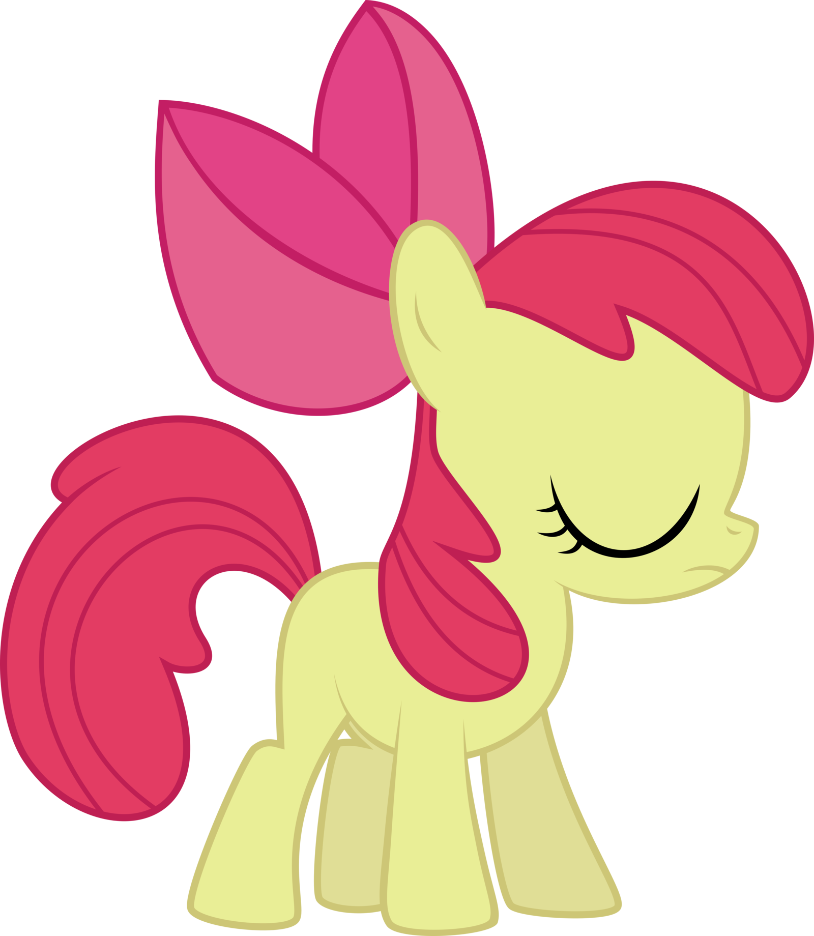 Applebloom Is Disappoint Vector By Starshinecelestalis - My Little Pony: Friendship Is Magic Fandom (1600x1840)