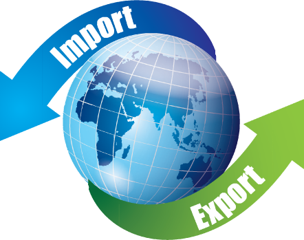 Import Export Icon - Imports And Exports Png (442x349)