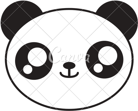 Giant Panda Bear Kavaii - Dibujos Kawaii De Pandas (550x550)