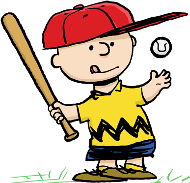 Baseball - Charlie Brown Baseball (386x379)