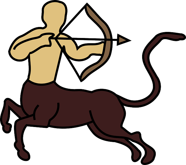 Sagittarius, Zodiac, Astrology, Astrology Signs - Greek Mythology Clipart (640x569)