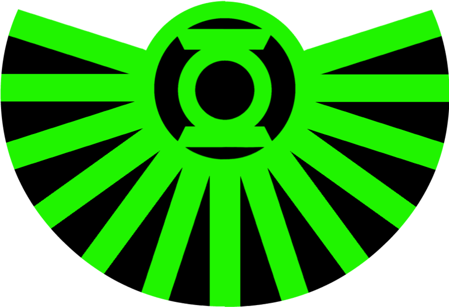 Red Robin Green Lantern Logo Test 1 By Kalel7 - Bank (900x664)