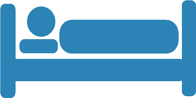 Mobility Equipment - Hospital Bed Icon Png (721x379)