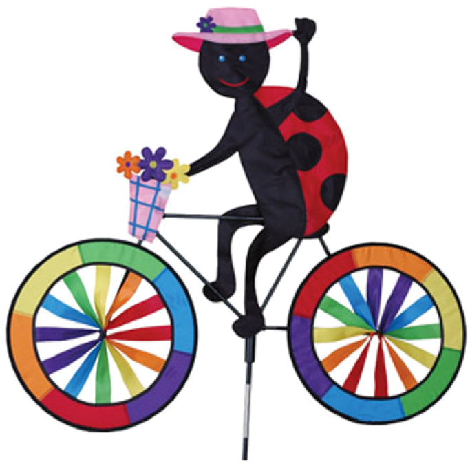 Ladybug On A Bicycle Spinner - Premier Designs Ladybug Bicycle Spinner (728x728)