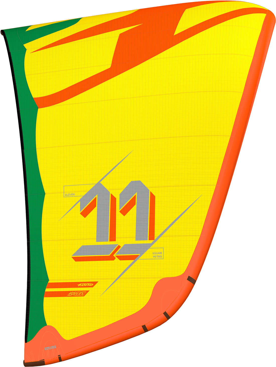 2017 F-one Breeze V1 Kitesurfing Kite - Orange (1500x1500)