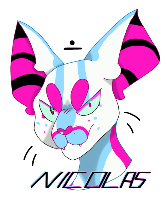 Nicolas Badge By Sentir Sharks - Cartoon (1024x724)