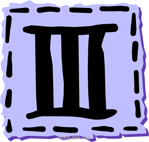 Roman Numerals Royalty Free Vector Clip Art Illustration - Roman Numerals (480x460)