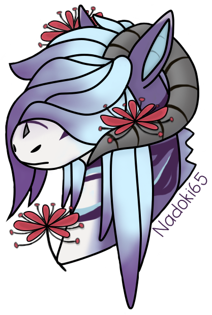 Red Spider Lily By Nadoki65 - Cartoon (417x621)