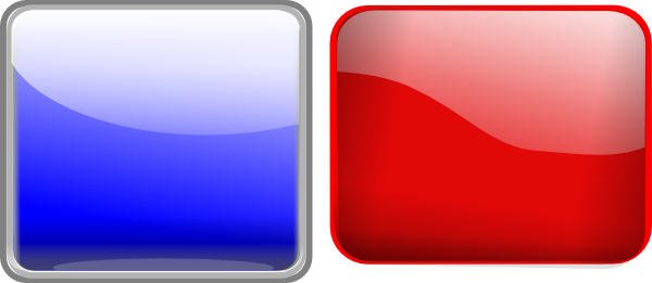 Glossy Buttons Clip Art At Clker - Free Red Glossy Button Png (600x261)