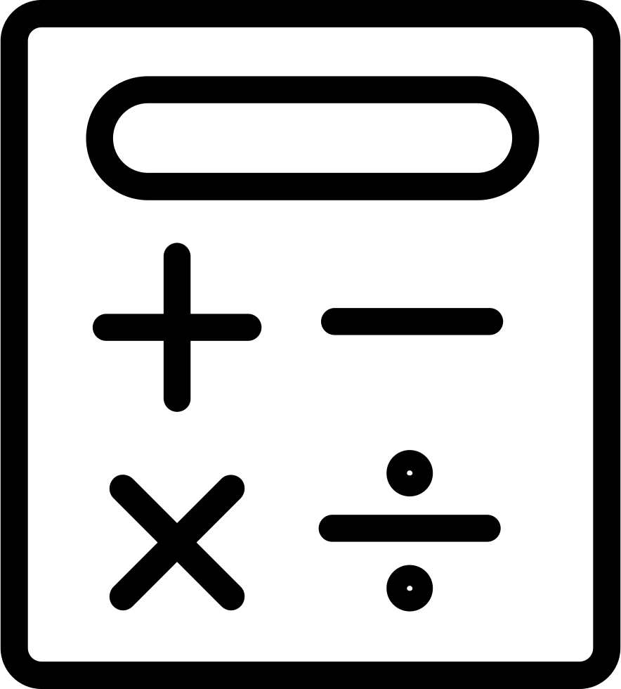 Accounting Comments - Plus Minus Icon Svg (884x980)