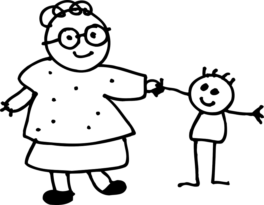 Mom Black And White Clipart (925x720)