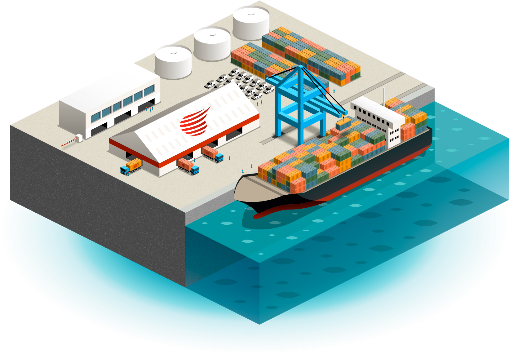 Ecopark Business Company Logistics Service - Three-dimensional Space (2000x1226)