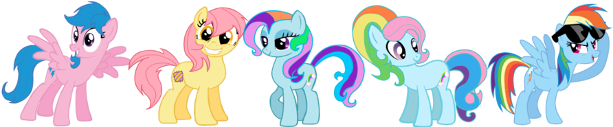 Kaiilu, Earth Pony, Firefly, G1, G1 To G4, G3, G3 To - Cartoon (900x218)