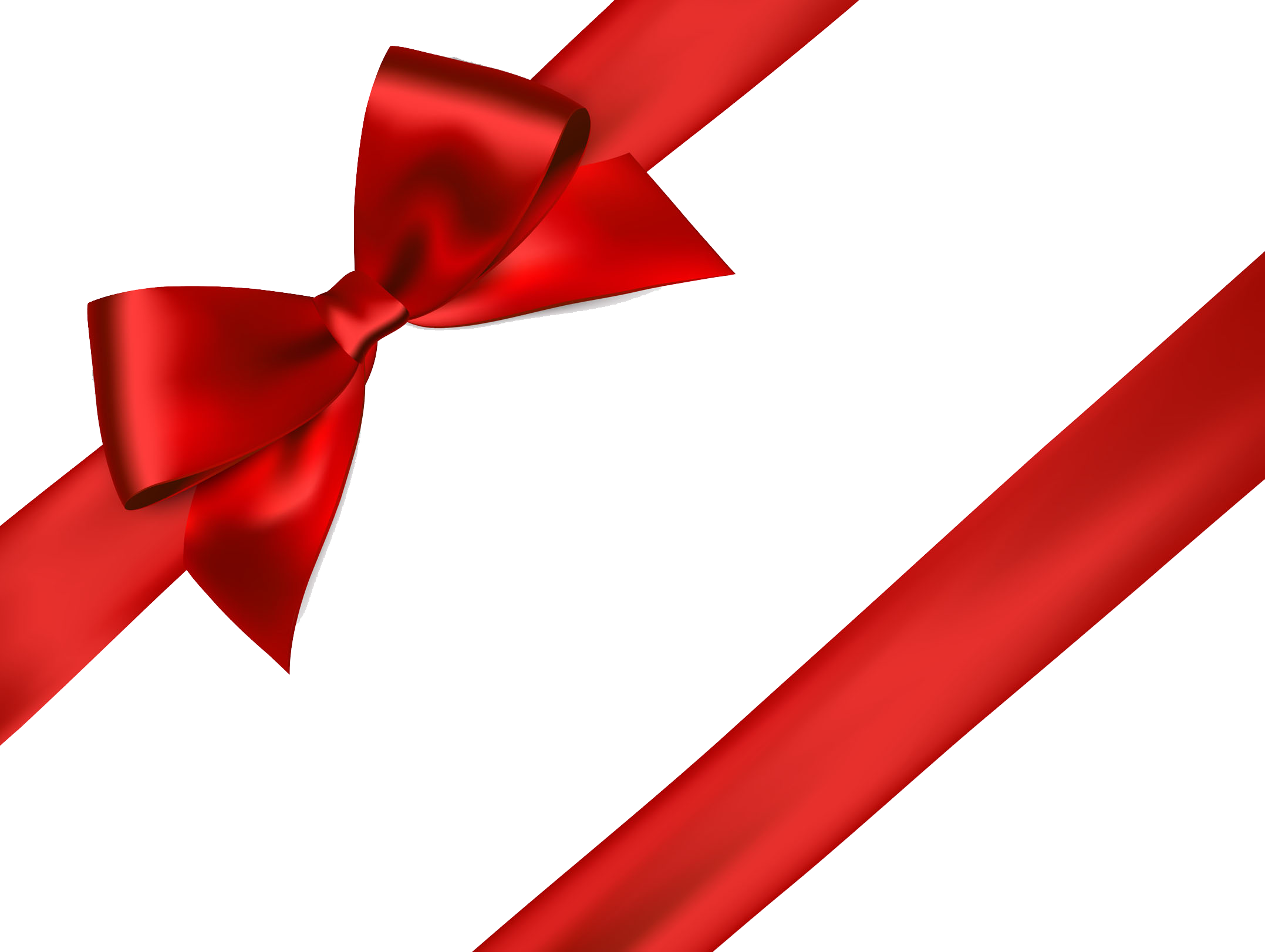 Ribbon Red Illustration - Bow And Ribbon Vector (2155x1622)