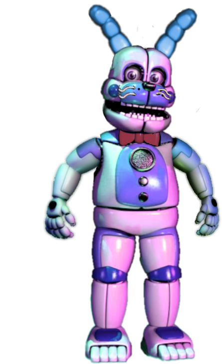 Funtime Bonnie But He Has A Red Bow Tie By Jairusmc - Fnaf Funtime Freddy No Bon Bon (750x747)