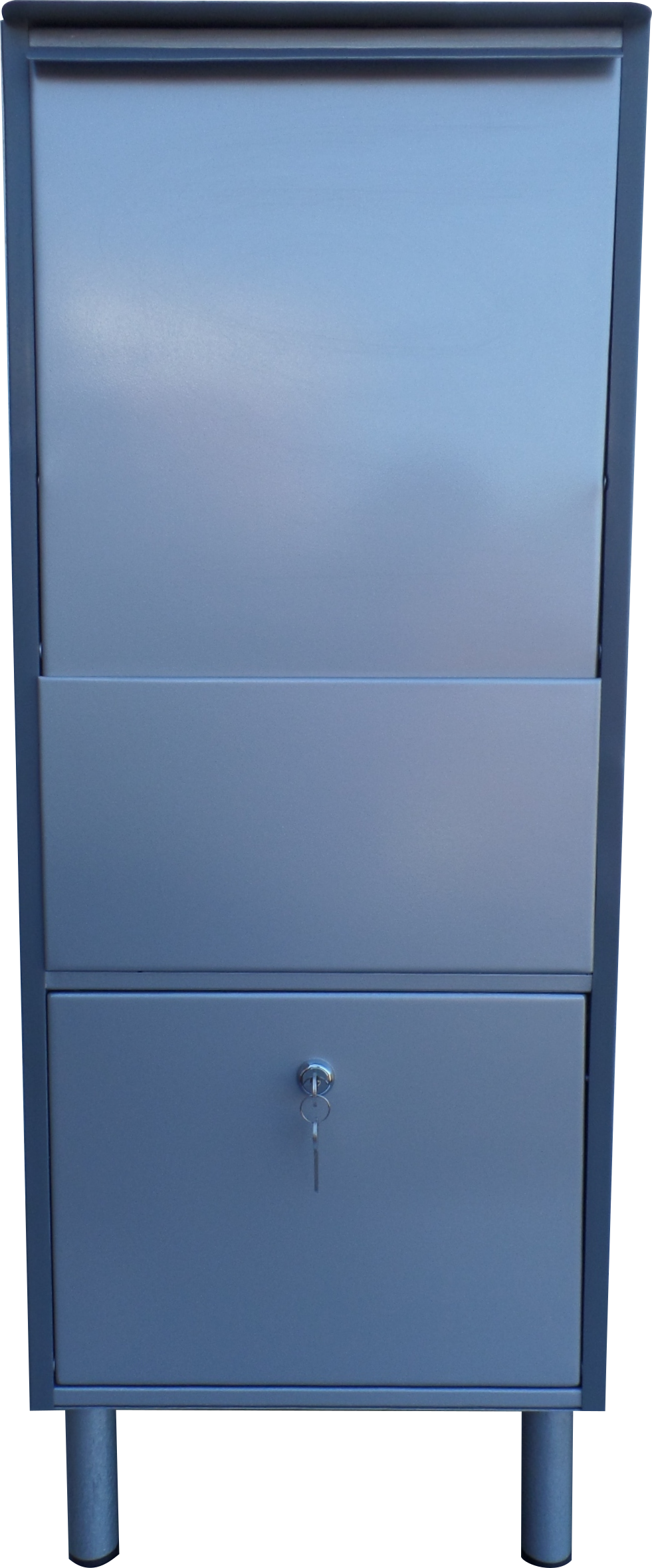 Parcel Delivery Drop Box A4 30 Uni Tone White Alum - Package Delivery (981x2358)