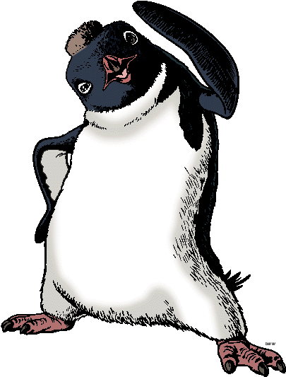 Pin Amigos Clipart - Happy Feet (414x553)