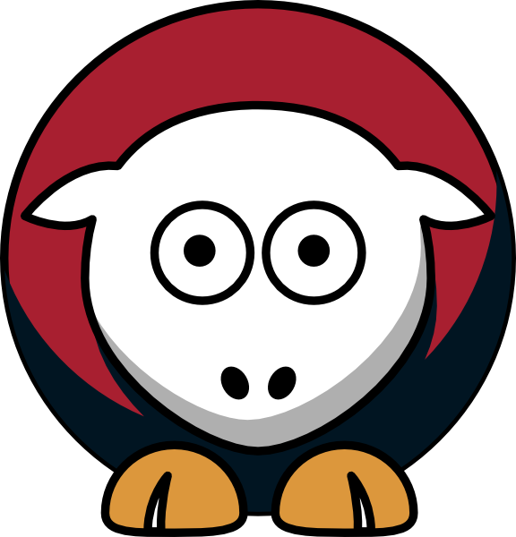 Sheep - Iupui Jaguars - Team Colors - College Football - Kate Spade New York Monogram Dish Collection - S (576x600)