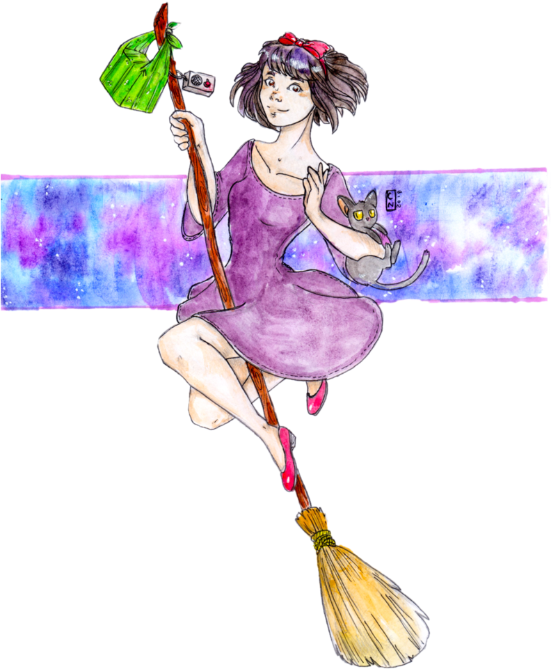 Kiki's Delivery Service By - Illustration (791x1009)