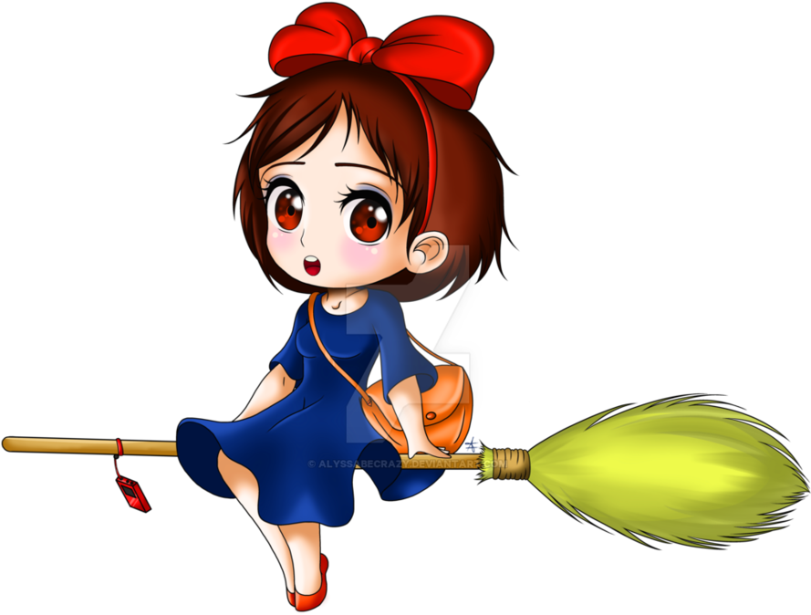 Kiki's Chibi Delivery Service By Alyssabecrazy - Cartoon (894x894)