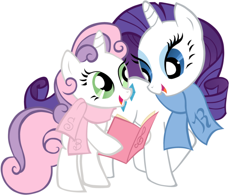 Rarity Sweetie Belle Twilight Sparkle Pinkie Pie Rainbow - My Little Pony Sweetie Belle And Rarity (900x699)
