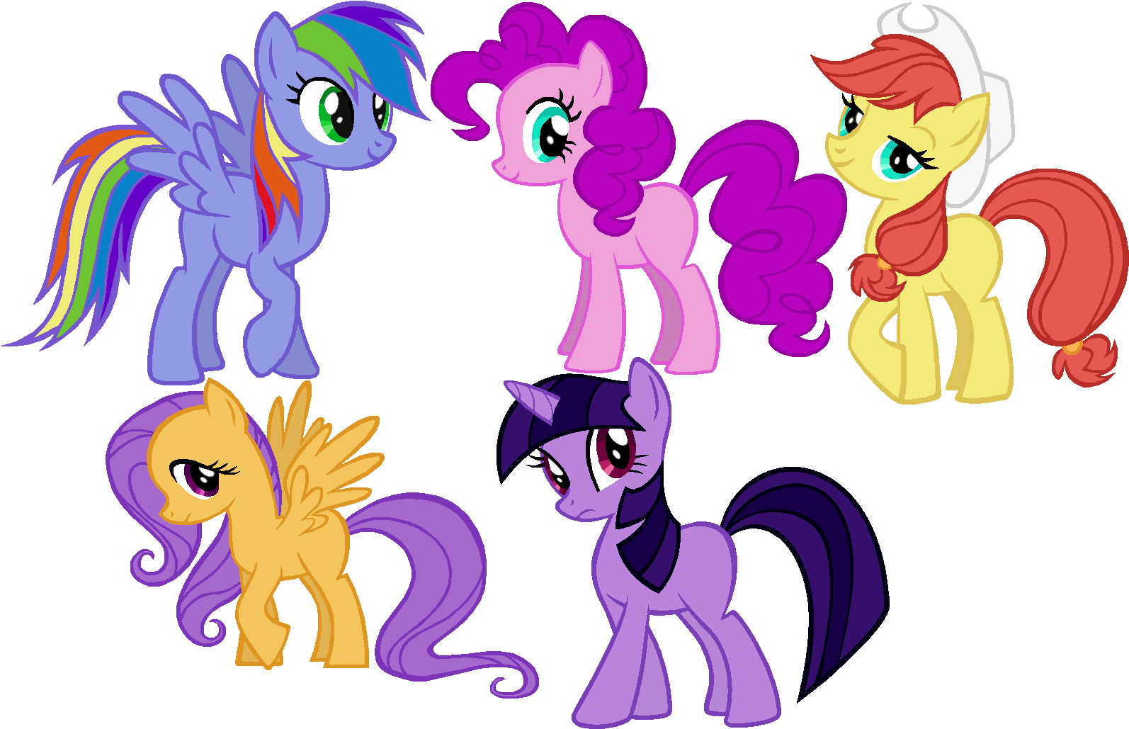 Colossalstinker, Blank Flank, Cardboard Twilight, Fluttershy, - Little Pony Friendship Is Magic (1603x1033)
