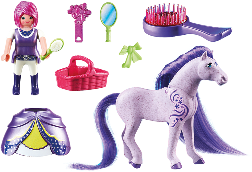 Playmobil Princess Viola With Horse - Playmobil 6167 Princess Viola (940x658)