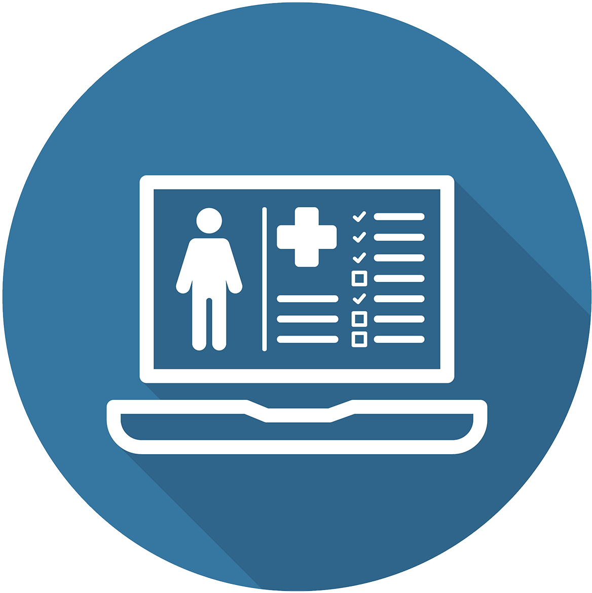 Patient Portal / Records - Health Record Icon (1200x1203)