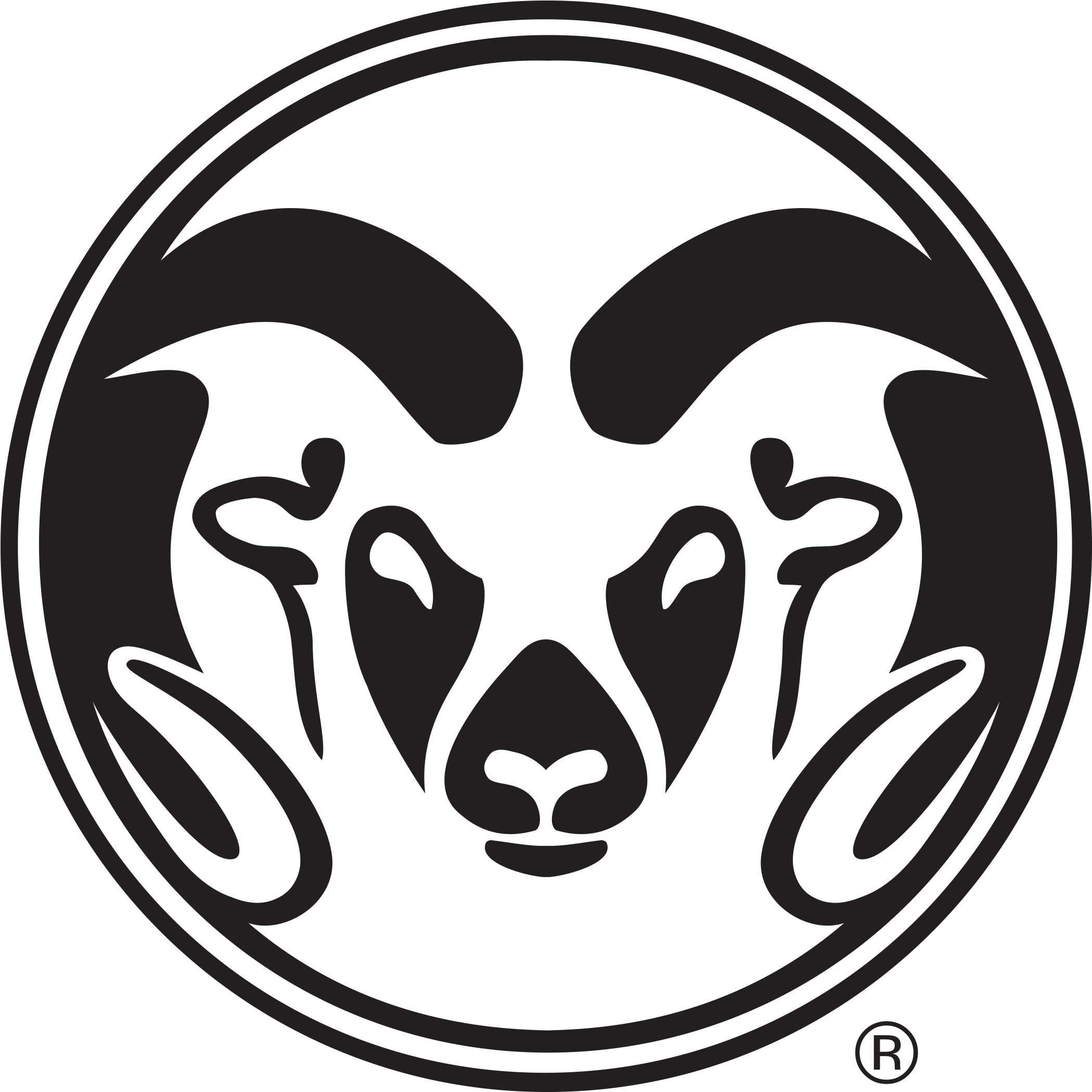 Whether You Are Road Trippin', Jet Settin' Or Basement - Ram Pumpkin Carving Pattern (2185x2185)