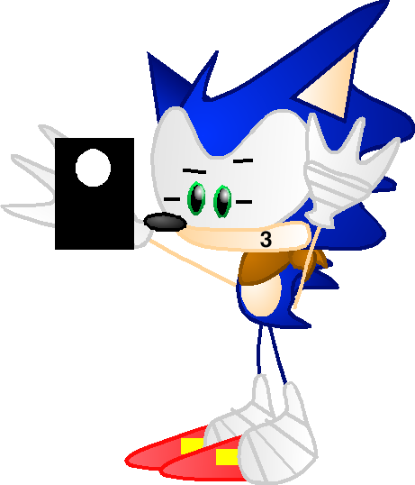 Sonic's Selfie Vector By Sonicthecomedianart - Sonic's Selfie Vector By Sonicthecomedianart (461x538)