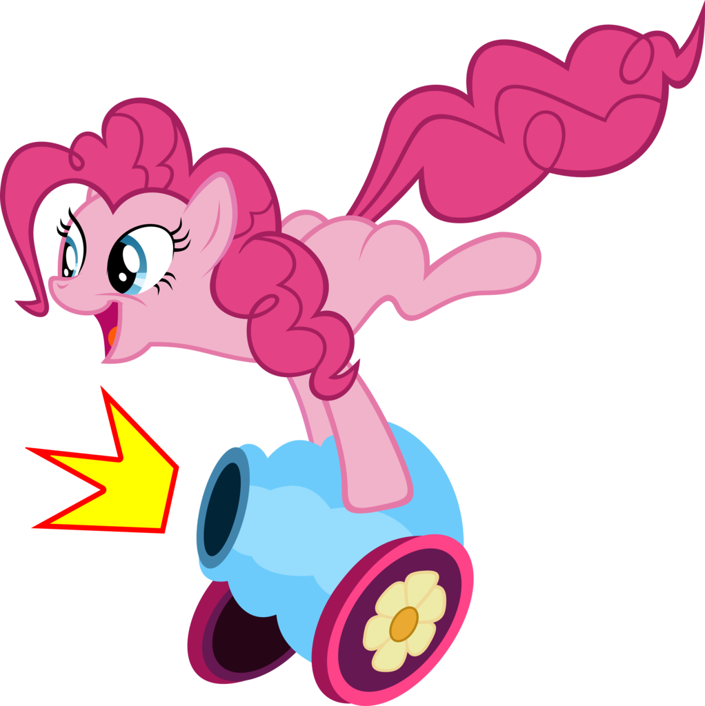 Hombre0, Earth Pony, Female, Mare, Party Cannon, Pinkie - Pinkie Pie Party Cannon Png (1022x1024)