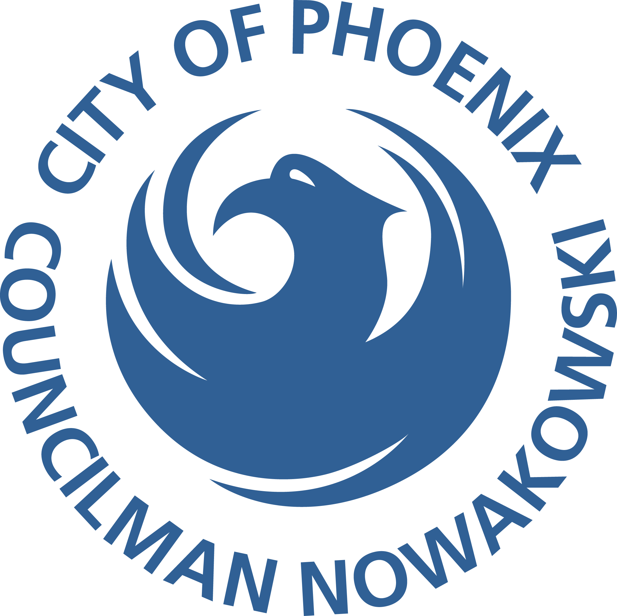 City Bird Circle Nowakowski Blue - Emblem (2139x2137)