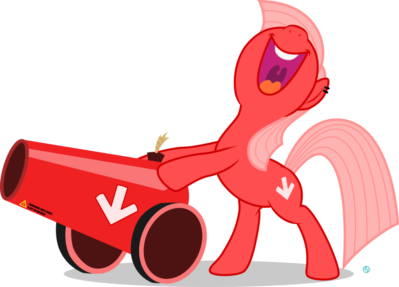 Arifproject, Bipedal, Bipedal Leaning, Cannon, Derpibooru, - Cartoon (1280x920)