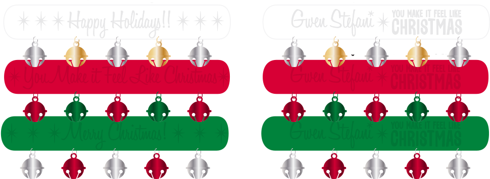 Rubber Christmas Bracelet With Bells - Gwen Stefani (1200x1200)