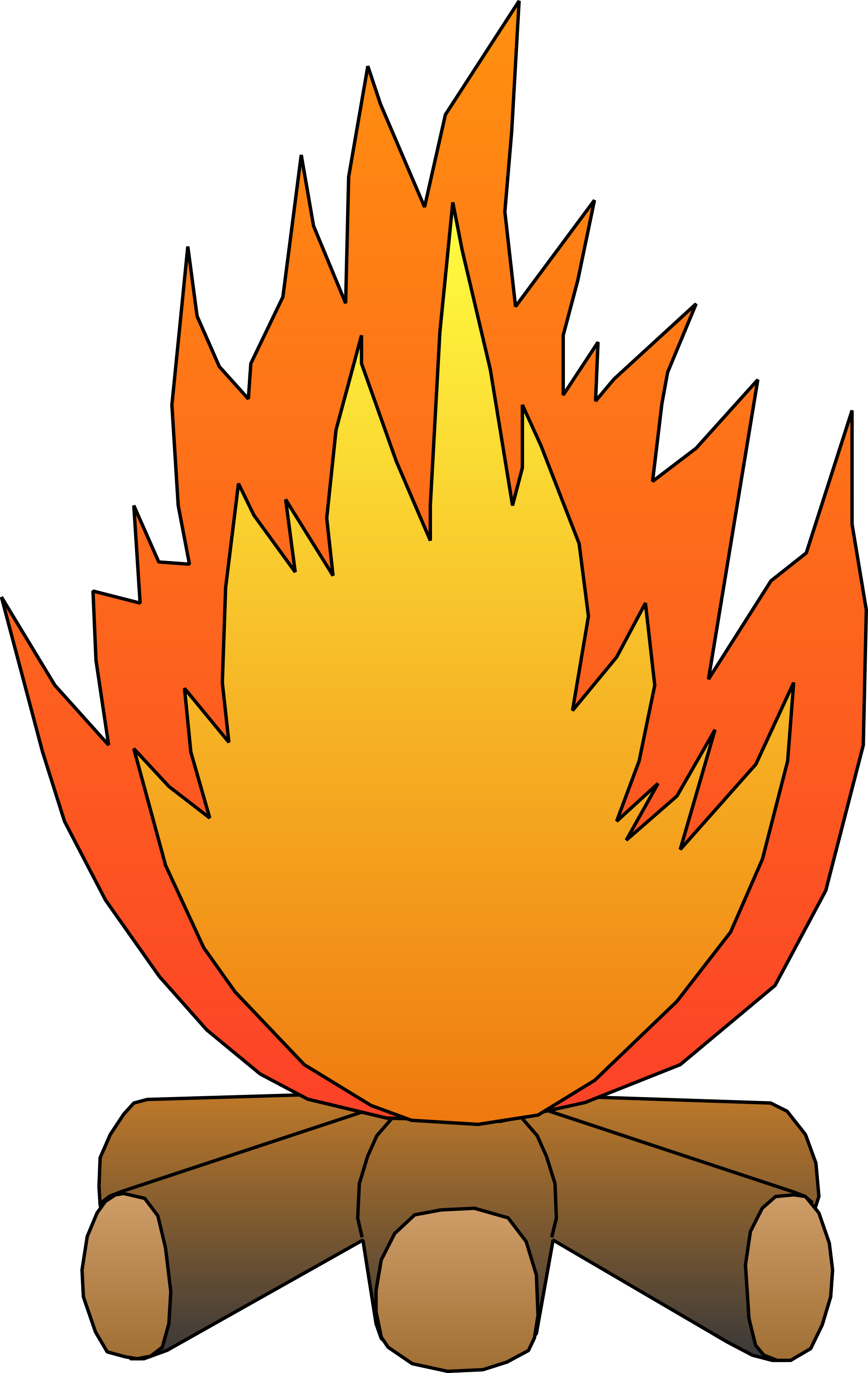 Campfire Clipart - Fire Clip Art (1979x3130)