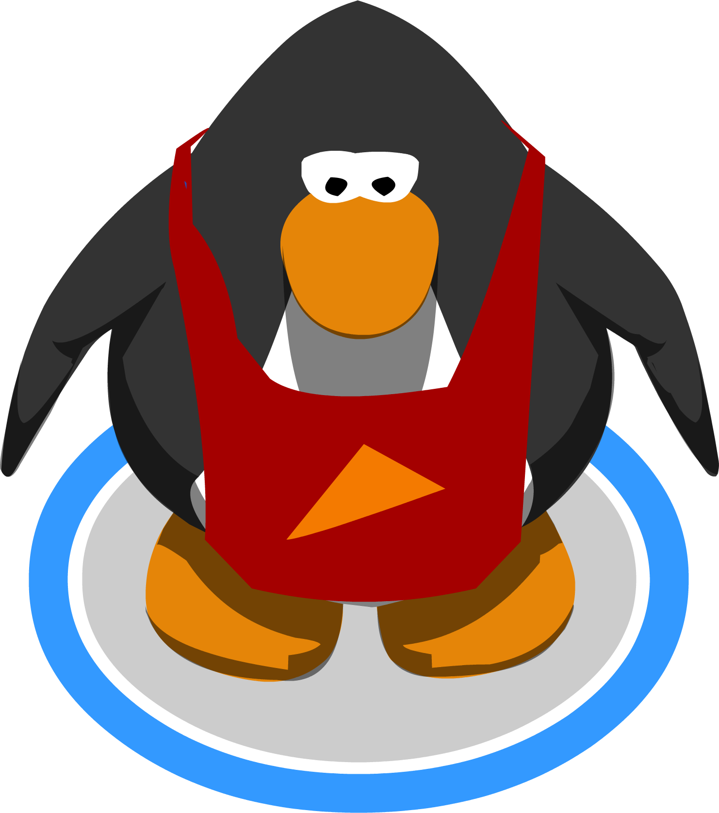 Pizza Apron Ingame - Club Penguin In Game (1482x1677)