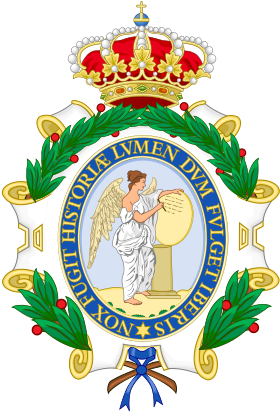 Real Academia De La Historia - Lema Y Emblema De La Rae (300x417)