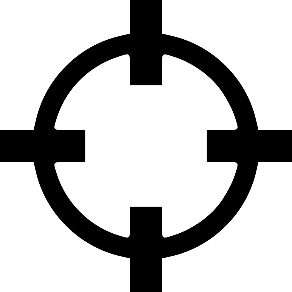 Crosshair Comments - Digital Air Strike Logo (980x980)