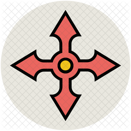 Crosshair Icon - Kingdom Hearts Roxas Symbol (512x512)