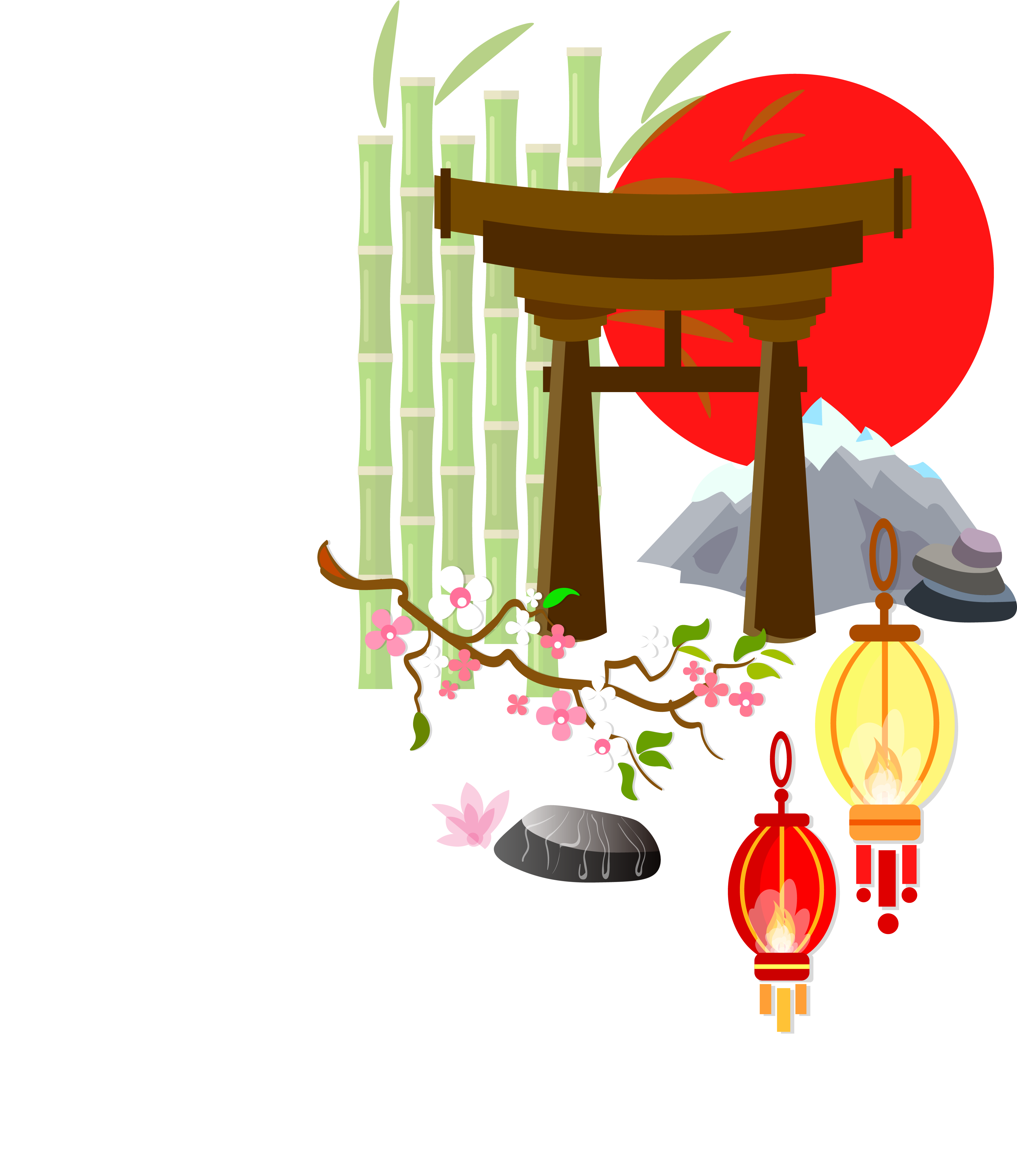 Culture Of Japan Illustration - Vector Graphics (5000x5000)