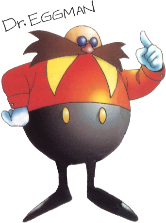 "eggman" With His Classic Era Jumpsuit - Dr Eggman Original Design (500x500)