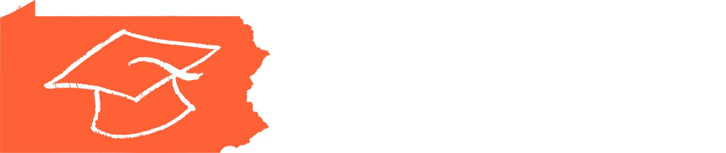 Pennsylvania Flag Square Sticker 3" X 3" (1419x300)