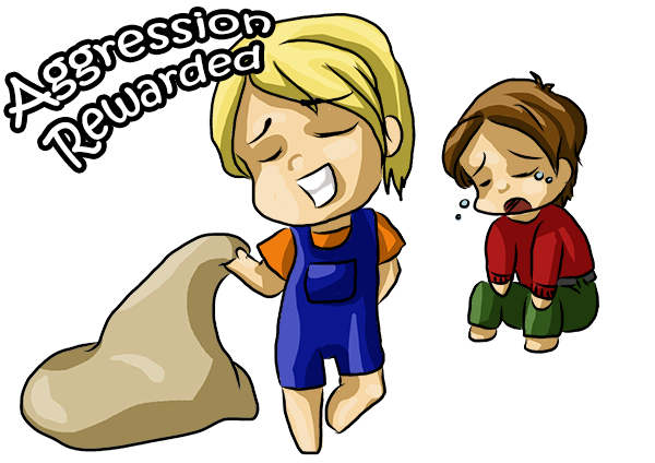 Aggression-rewarded Film - Cartoon (600x424)