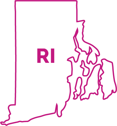 State Requirements - Naxart 'rhode Island Pop Art Map 2' Framed Graphic (378x407)