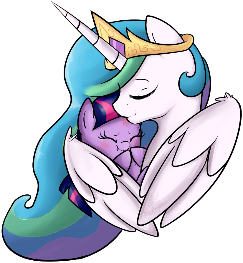 Princess Celestia Twilight Sparkle Rarity Pinkie Pie - Cartoon (1000x1000)