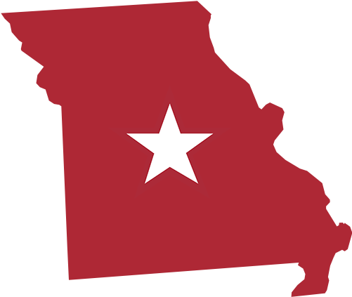 Missouri - Missouri With A Heart (500x500)