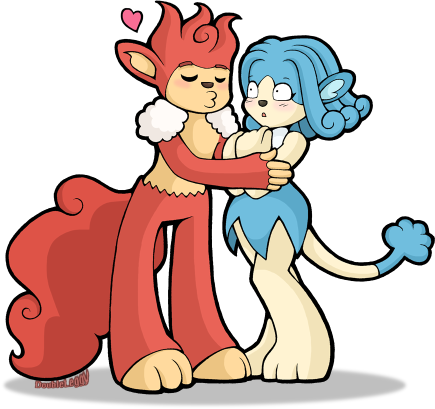 Inferno, Mon Of Love By Doubleleggy - Cartoon (924x843)